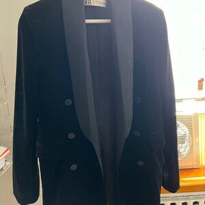Black Velvet Blazer